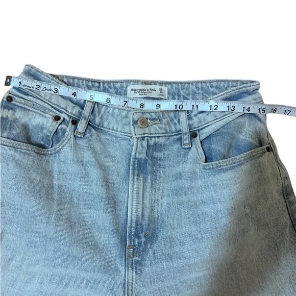 Abercrombie & Fitch Light Blue Flare Jeans - Picture 5 of 7